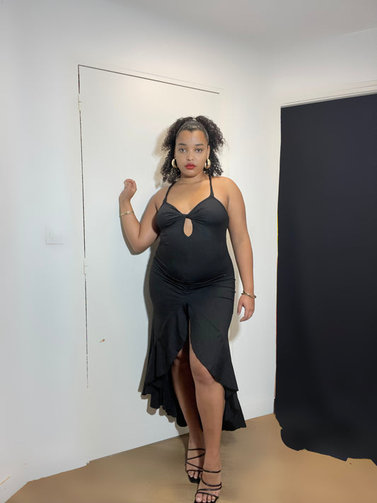 Robe longue dos ouvert - MILA