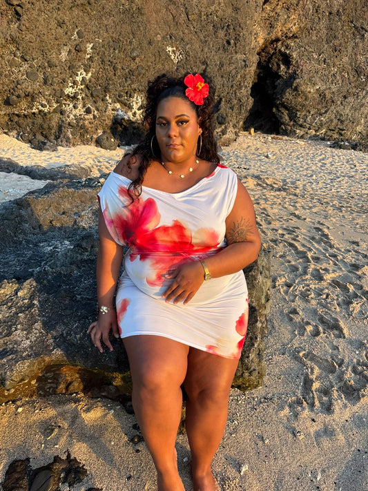 Robe Hibiscus Sunset